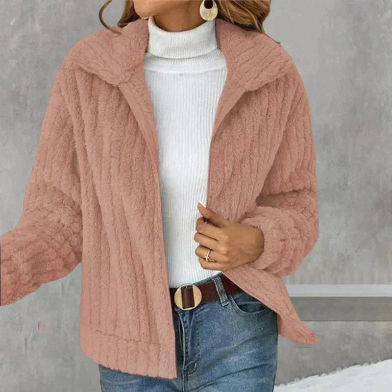 Levoire | Veste En Fausse Fourrure Chaude Pour Femmes Rosa