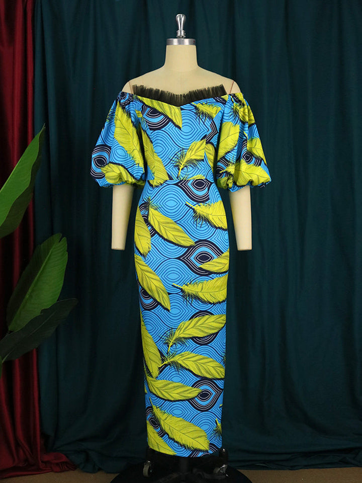 Levoire | Robe Courte À Manches Bouffantes Off Shoulder Midikjole