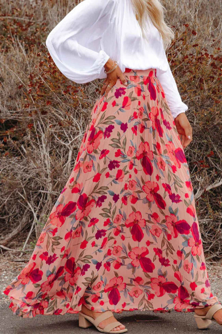 Levoire | Jupe Avec Taille Élastique Et Motif Floral