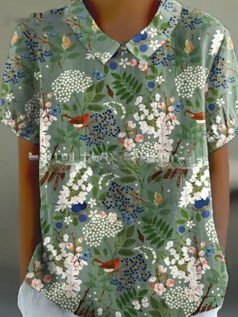 Levoire | Blouse Féminine Élégante Avec Motif Floral