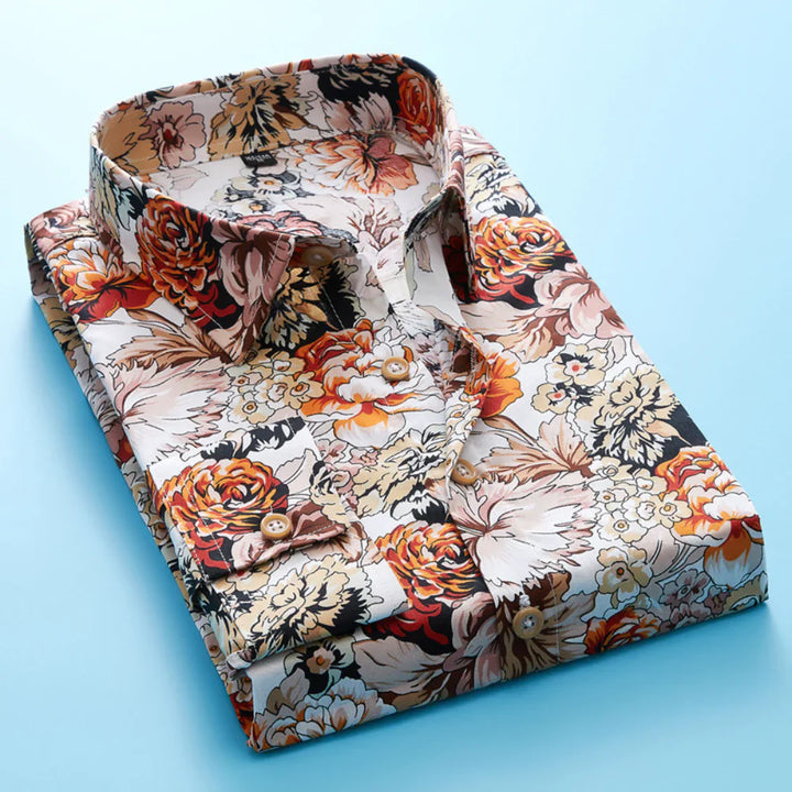 Levoire | Chemise Élégante Pour Homme Orange