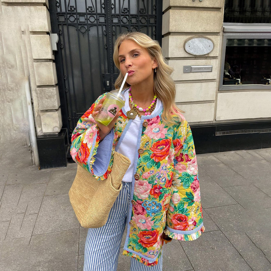 Levoire | Veste D'Été Élégante À Fleurs Fleur