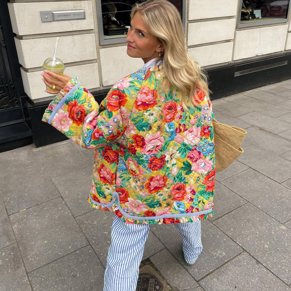 Levoire | Veste D'Été Élégante À Fleurs