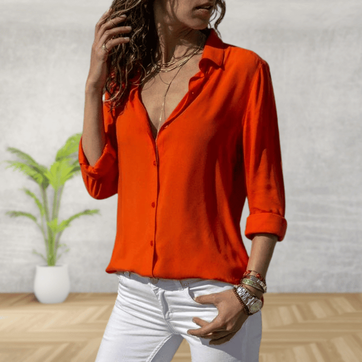 Levoire | Élégante Blouse Pour Femmes Rot