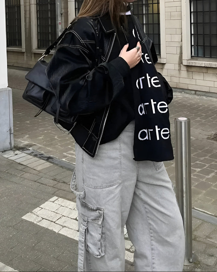 Levoire | Imitation Cuir Bomberjacke