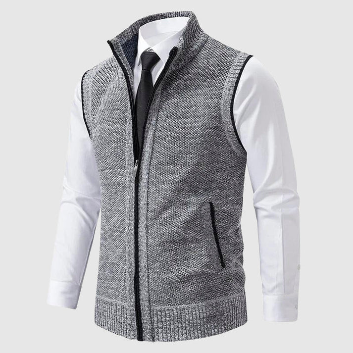 Levoire | Gilet en tricot élégant Gris