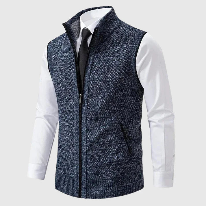 Levoire | Gilet en tricot élégant Bleu