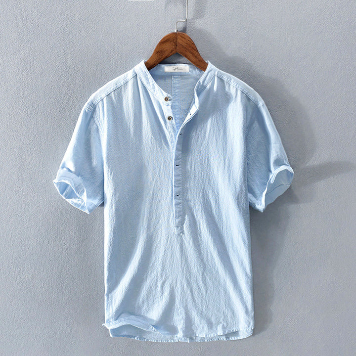 Levoire | Chemise En Lin D'Été Hellturquoise