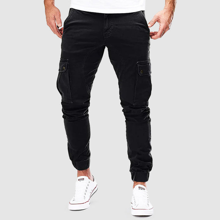 Levoire | Pantalon Cargo Slim Noir