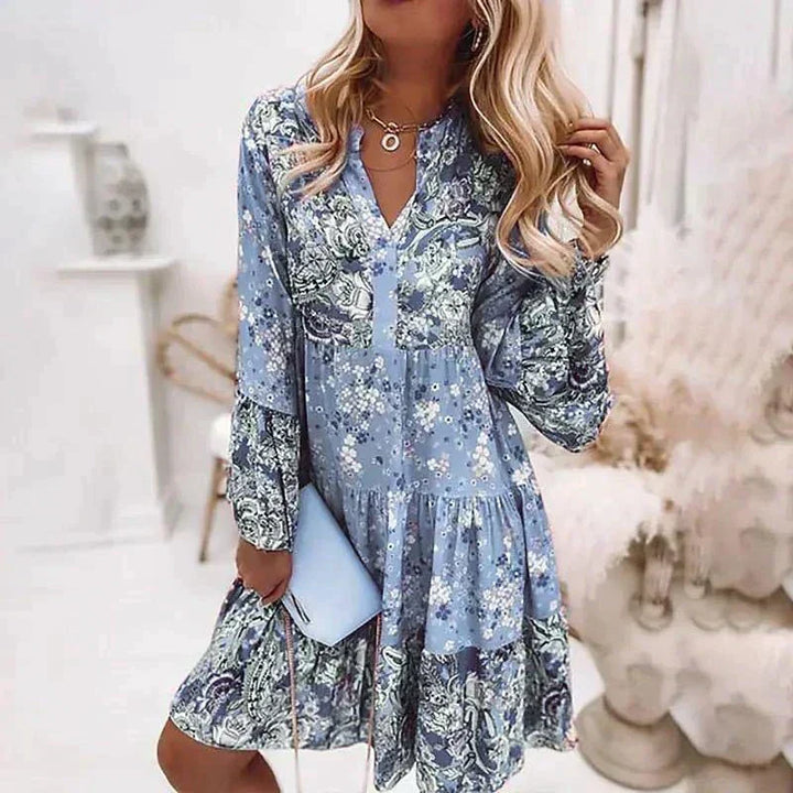 Levoire | Robe fleurie pour femme Bleu clair