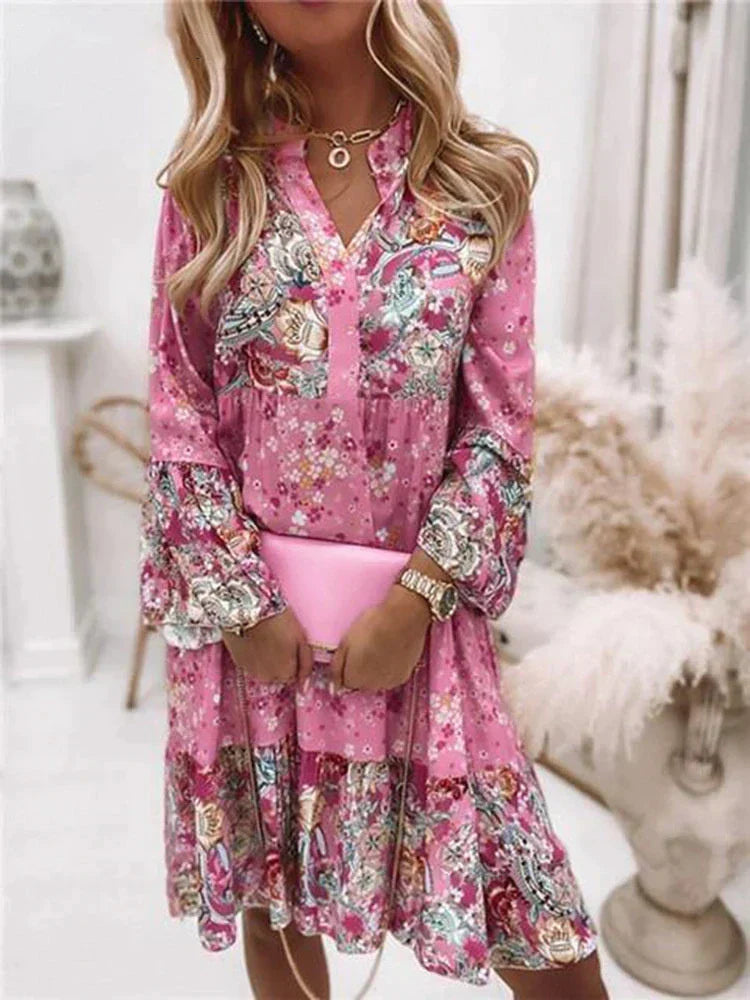 Levoire | Robe fleurie pour femme Rose