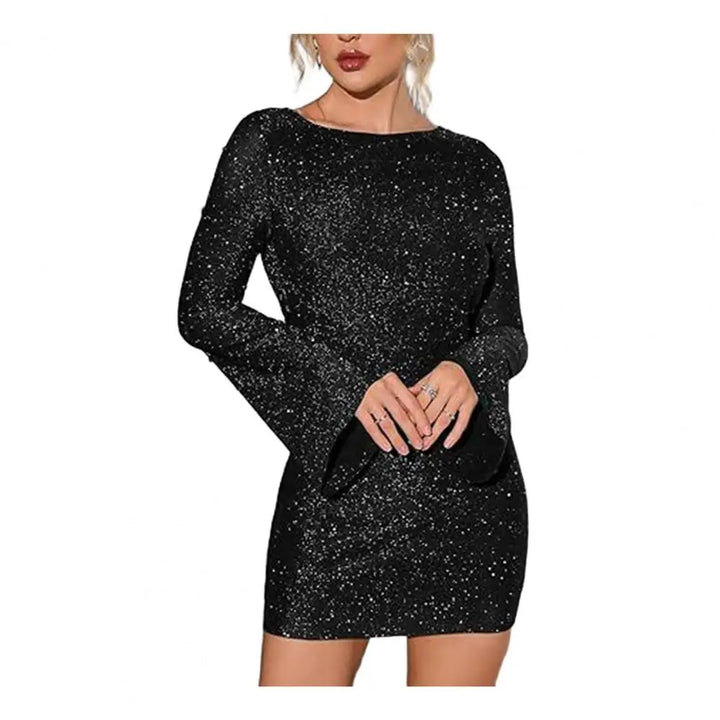 Levoire | Robe de soirée courte et brillante moderne