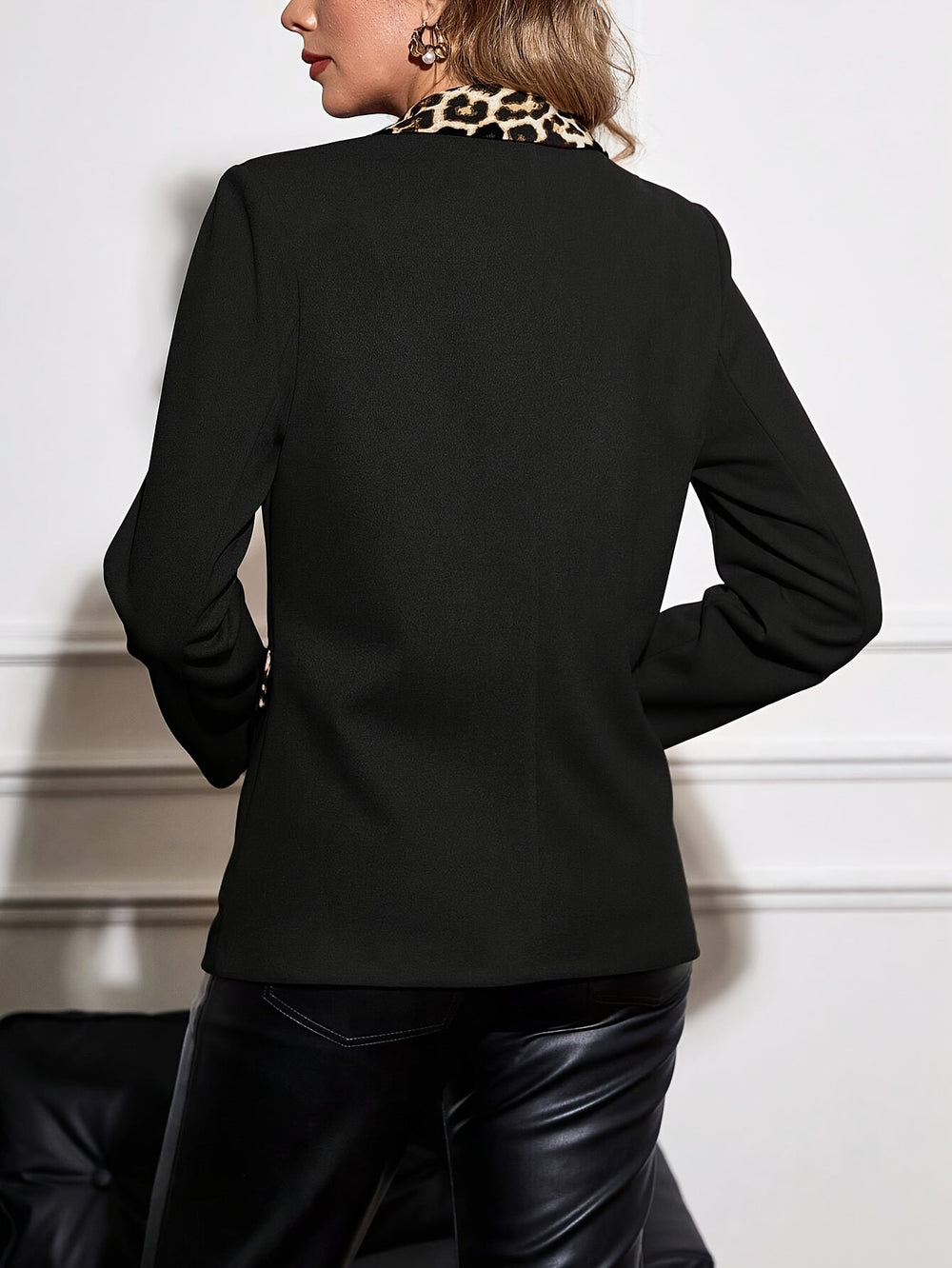 Levoire | Blazers Élégants Avec Accent En Motif Léopard