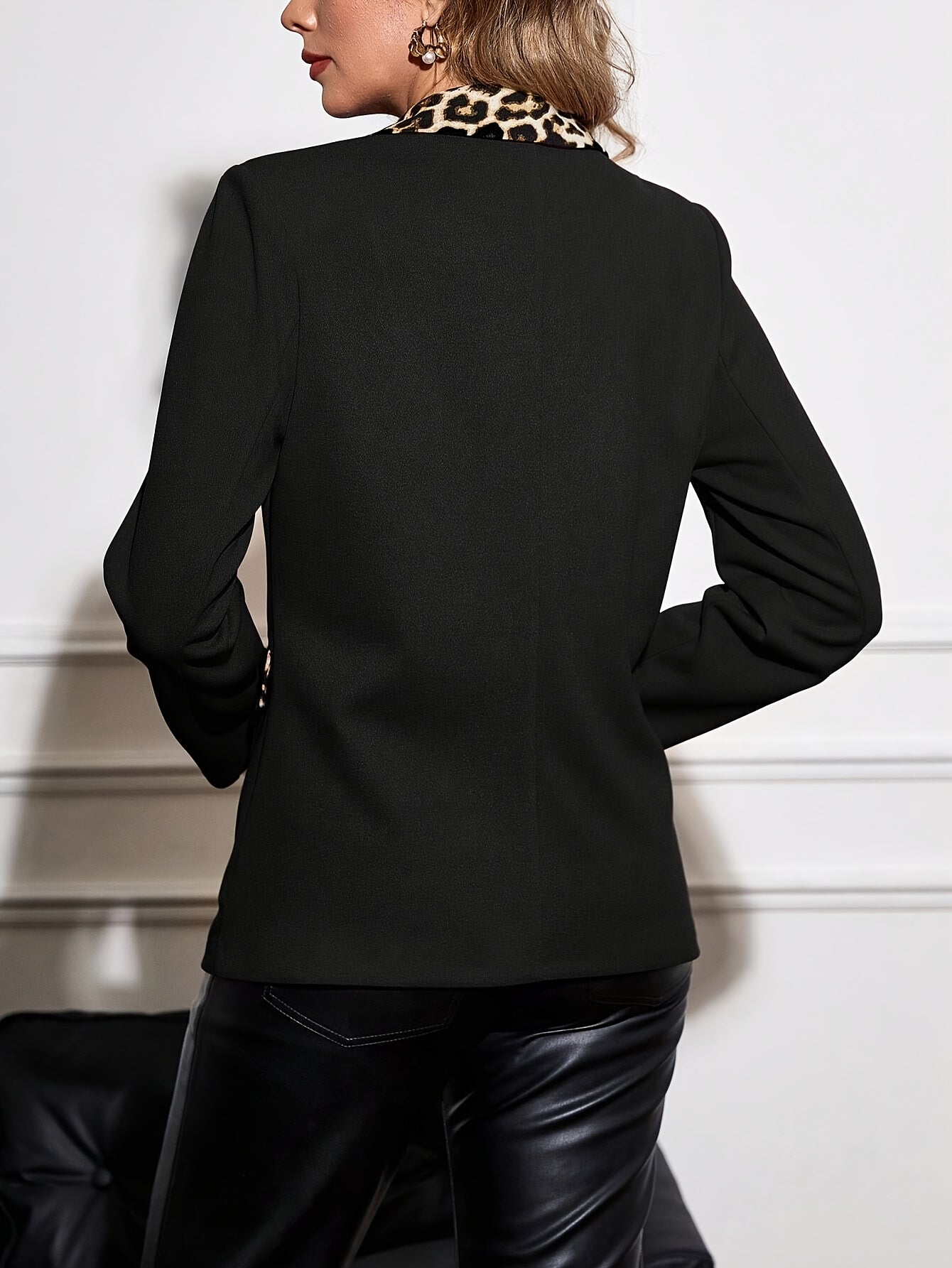 Levoire | Blazers Élégants Avec Accent En Motif Léopard