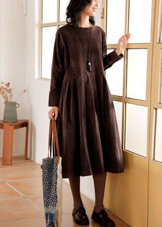 Levoire | Classique et élégant robe d'hiver Marron