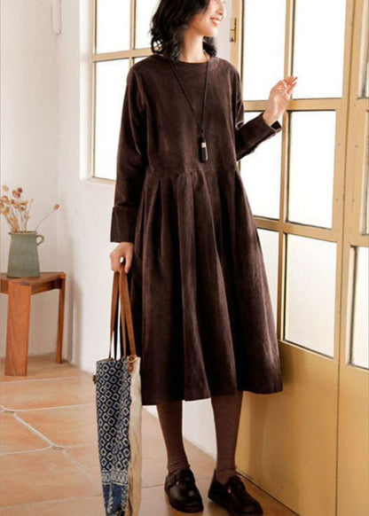 Levoire | Classique et élégant robe d'hiver Marron