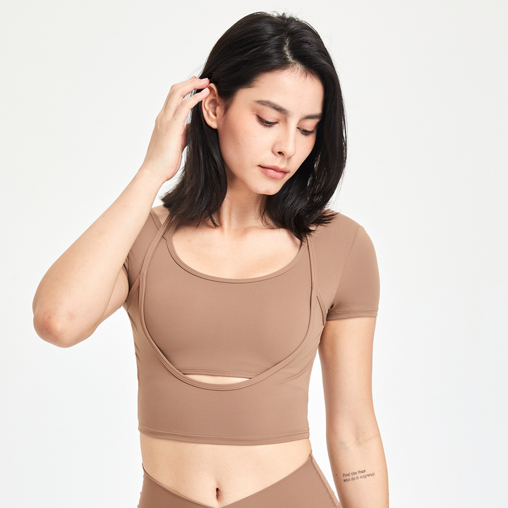 Levoire | Top De Sport Fonctionnel Beige
