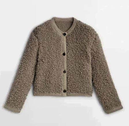 Levoire | Veste à la mode et douillette Kaki