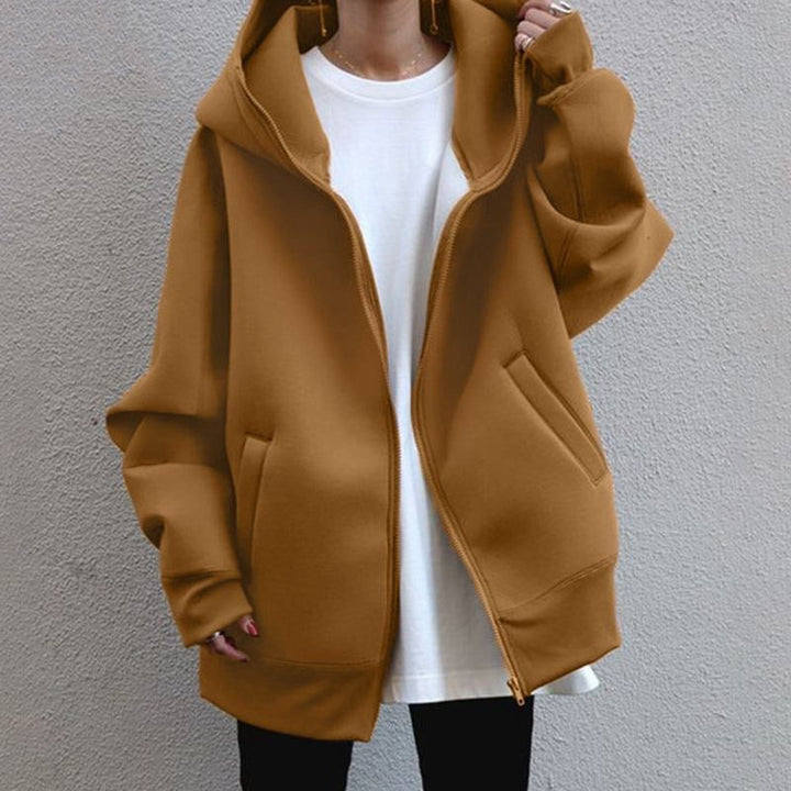 Levoire | Sweat à capuche audacieux et chaud Marron
