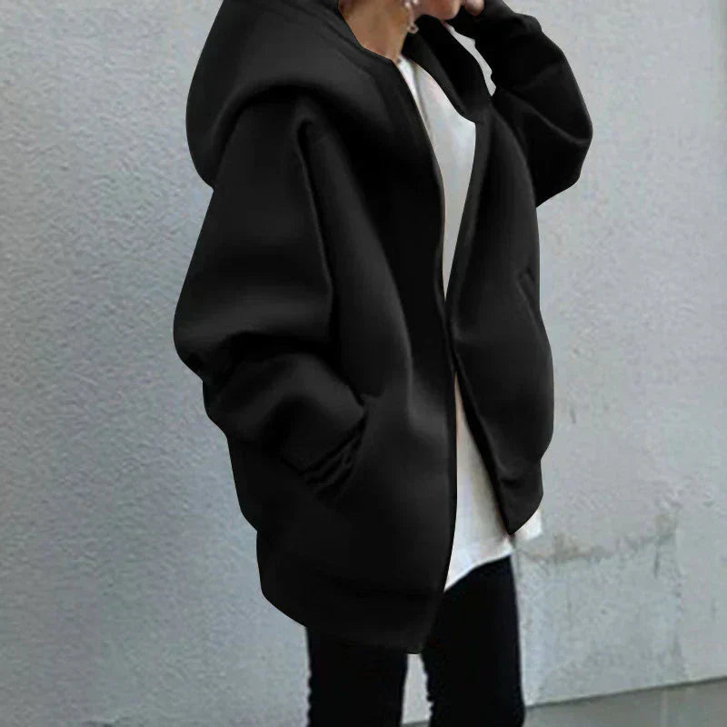 Levoire | Sweat à capuche audacieux et chaud Noir