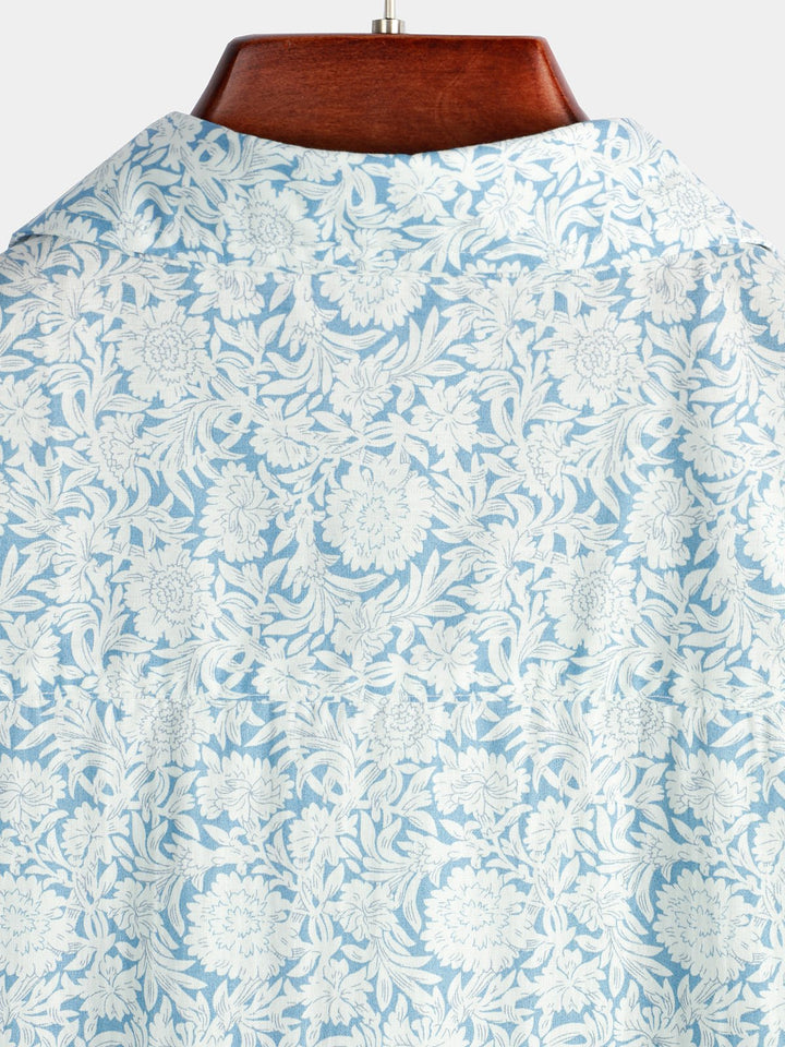 Levoire | Chemise Imprimée En Coton À Manches Courtes