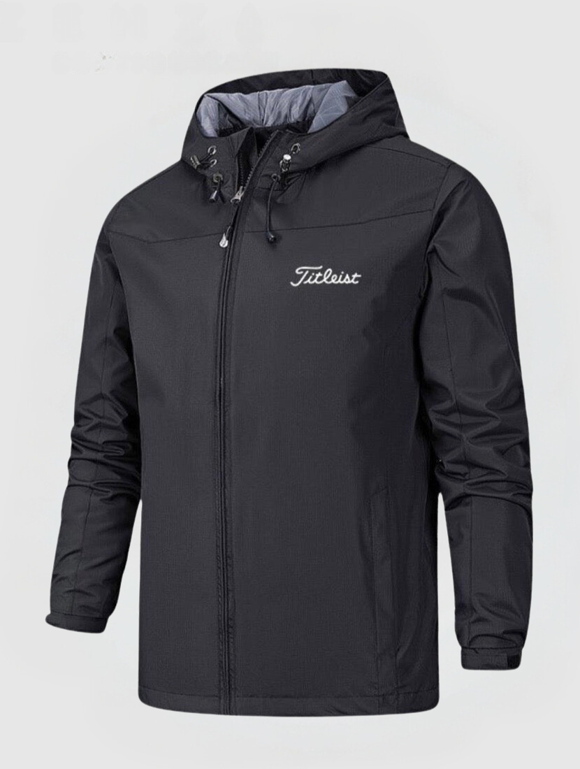 Levoire | Veste Coupe-Vent Pour Hommes (Automne) Noir