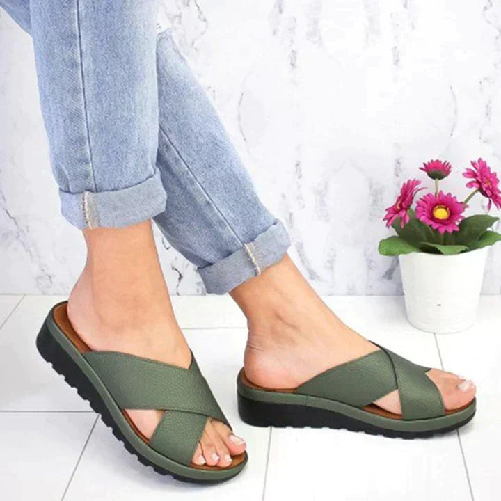 Levoire | Les Sandales Ortho Tendance Vert