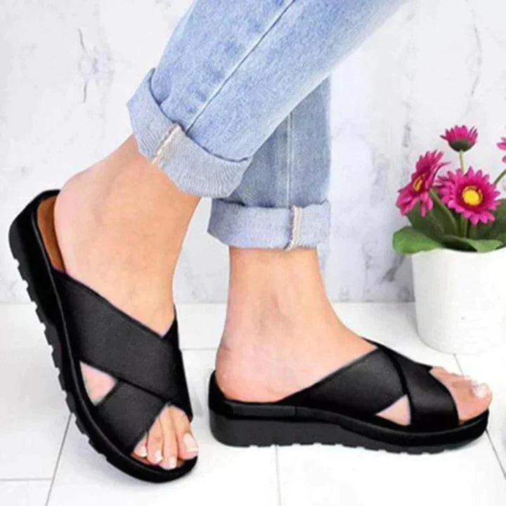 Levoire | Sandales Ortho Deluxe Noir