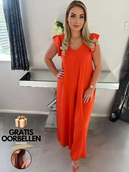 Levoire | Combinaison Jambes Larges Orange