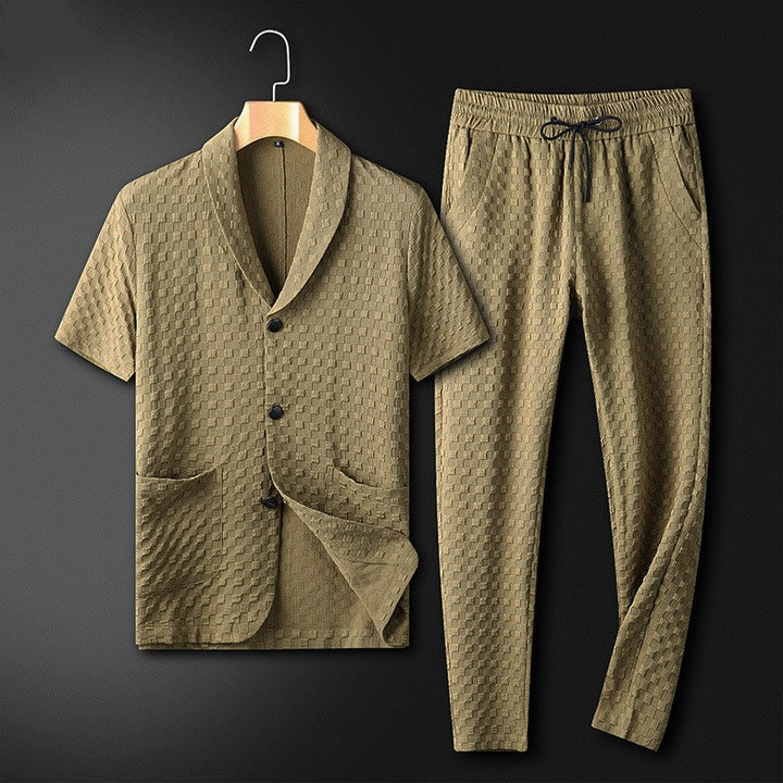 Levoire | Costume Deux Pièces Premium Moderne Hommes Brun léger