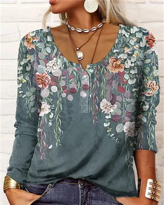 Levoire | Blouse Boho Style Vert