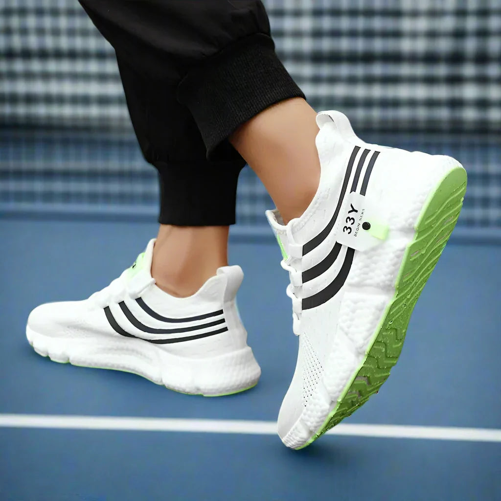 Levoire | Baskets De Padel Confortables Avec Semelle Ergonomique Pour Hommes Blanc