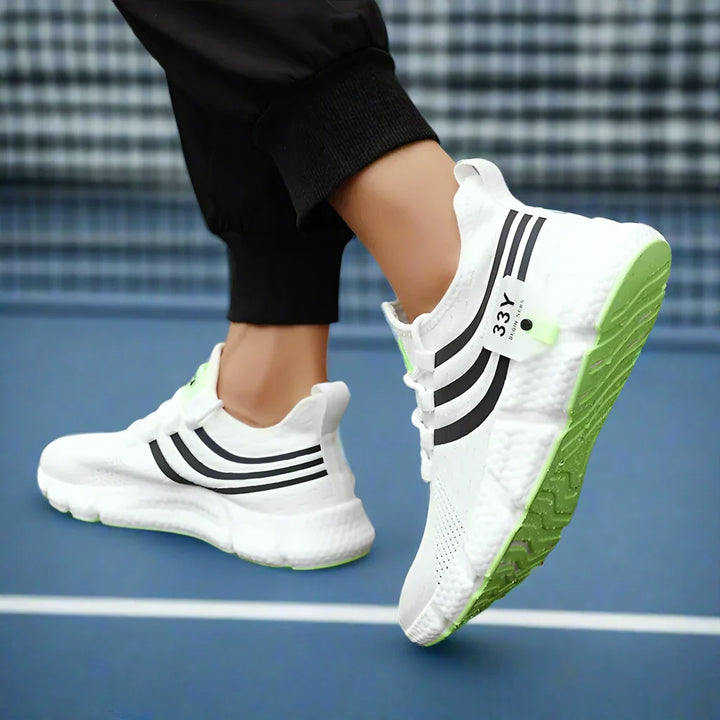 Levoire | Baskets De Padel Confortables Avec Semelle Ergonomique Pour Hommes Blanc