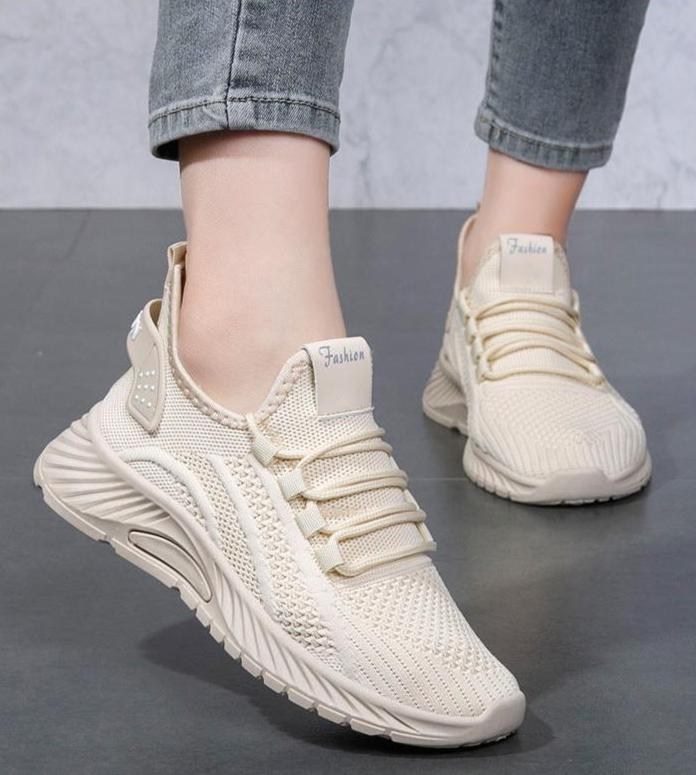 Levoire | Sneaker Pour Femmes Moderne Et Confortable Beige
