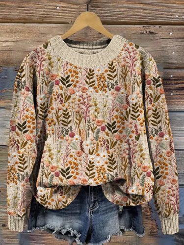 Levoire | Pull Col Rond Confortable Tricoté Pull Tricoté Femme