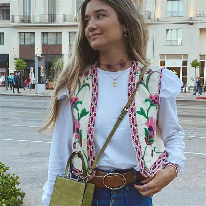Levoire | Gilet Ouvert Vintage Veste Femme