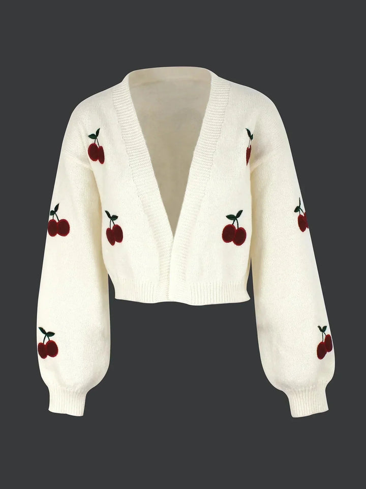 Levoire | Cerise Blanc Gilet Épais Gilet Pour Femmes