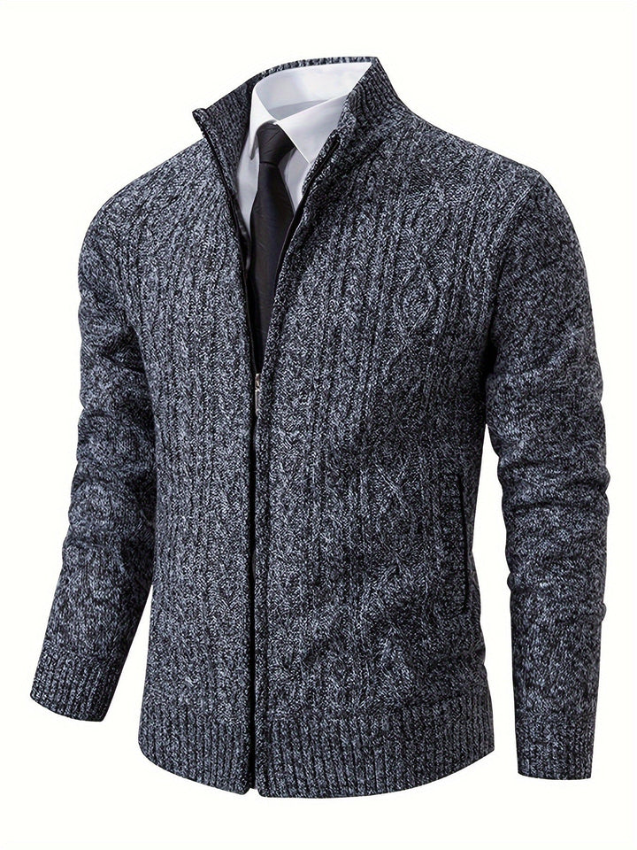 Levoire | Gilet Chaud Col Haut Fermeture Éclair Gilet Homme Gilet