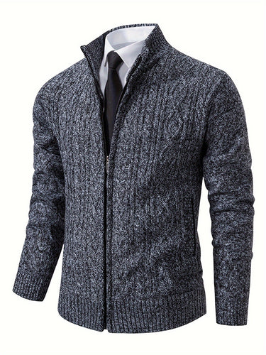 Levoire | Gilet Chaud Col Haut Fermeture Éclair Gilet Homme Gilet