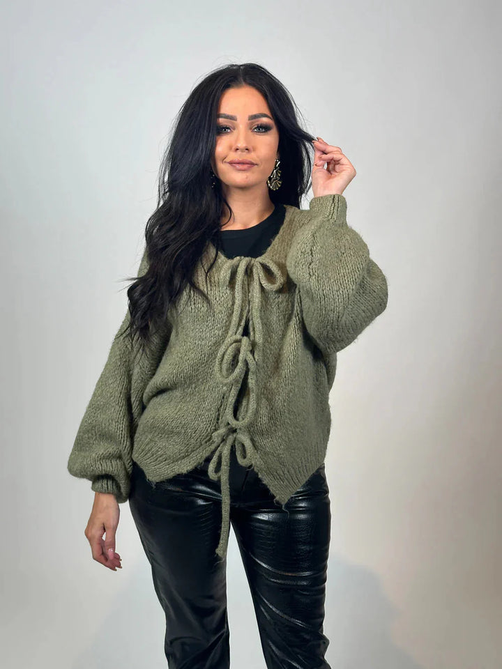 Levoire | Gilet Grandes Tailles Gilet En Tricot Vêtements Pour Femmes Vert