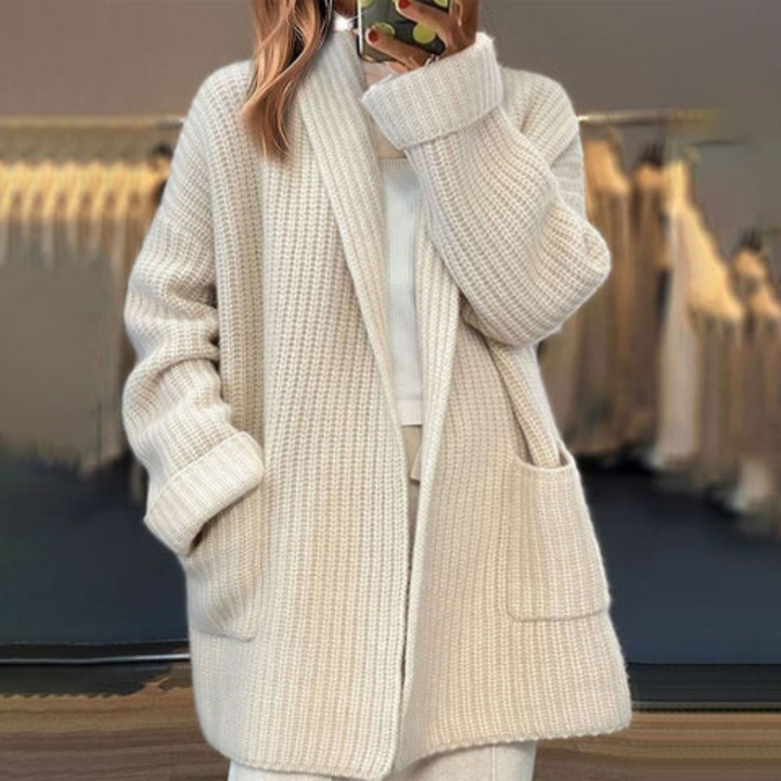 Levoire | Gilet Chaud Ouvert À L'Avant Taille Plus Vêtements Pour Femmes