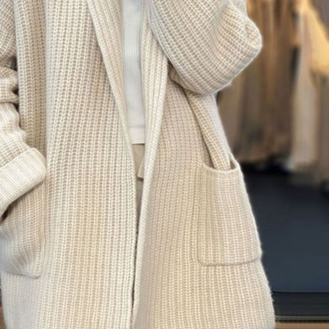 Levoire | Gilet Chaud Ouvert À L'Avant Taille Plus Vêtements Pour Femmes