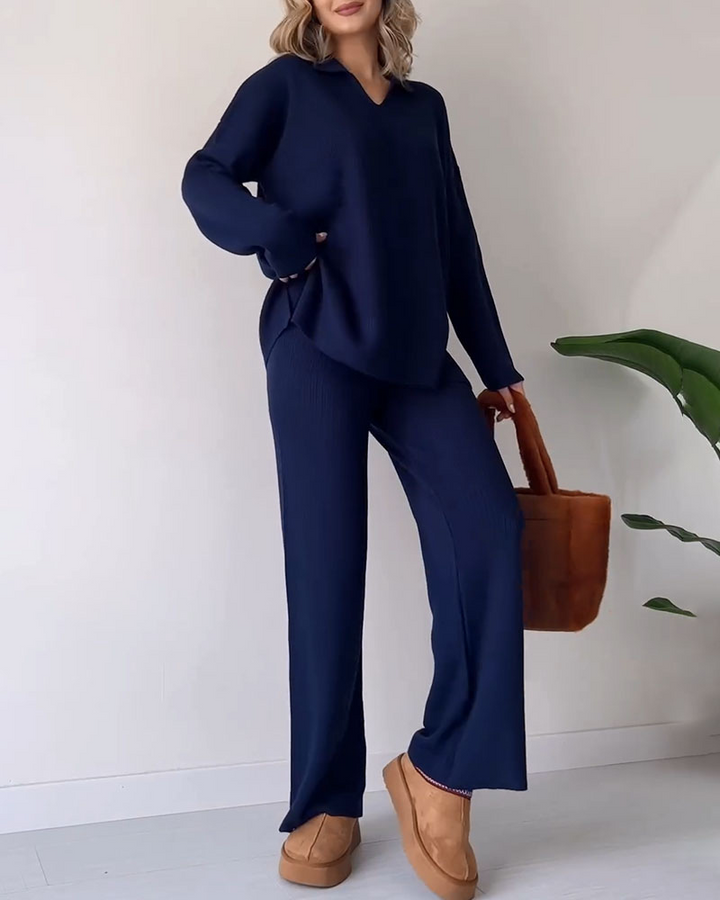 Levoire | Ord Ensemble Coupe Pantalon Grande Taille Sweat-Shirt Loungewear Ensemble Co Ord Ensemble Femme