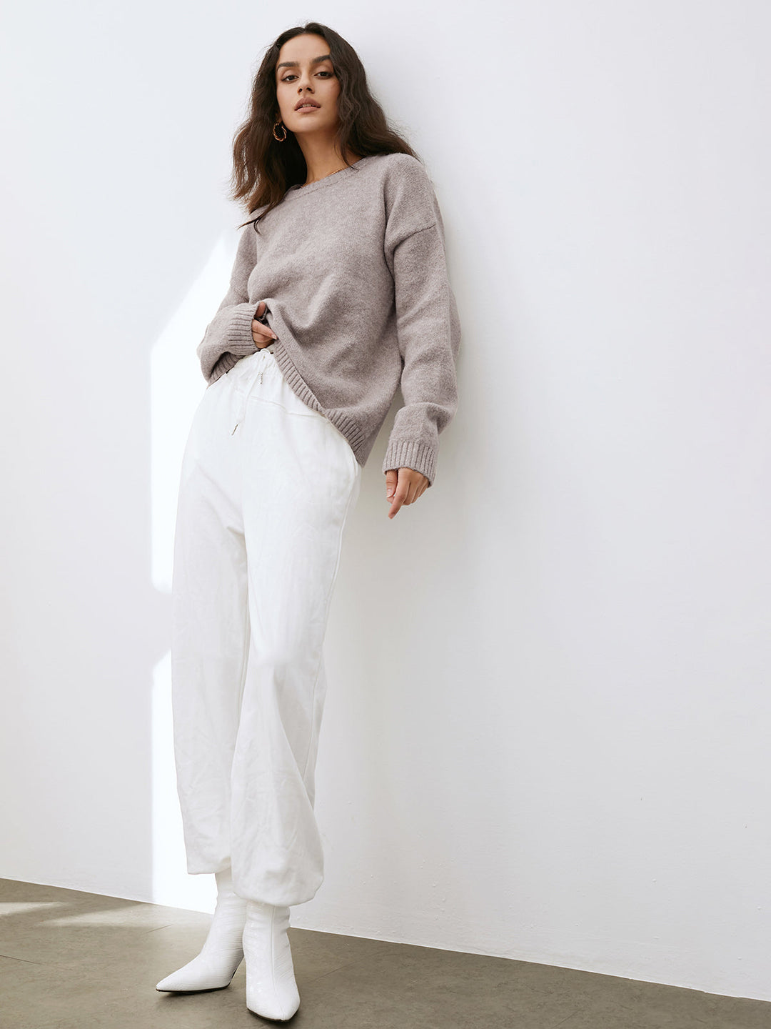 Levoire | Mélange De Laine Coupe Locker Pull Femme