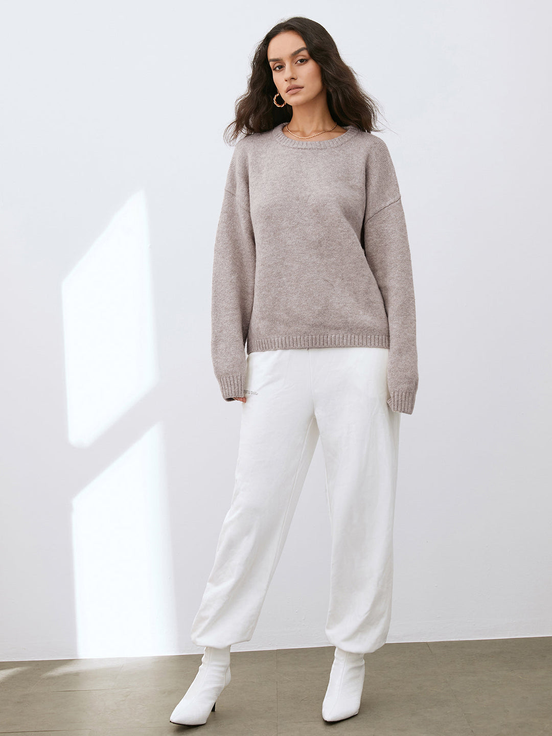 Levoire | Mélange De Laine Coupe Locker Pull Femme