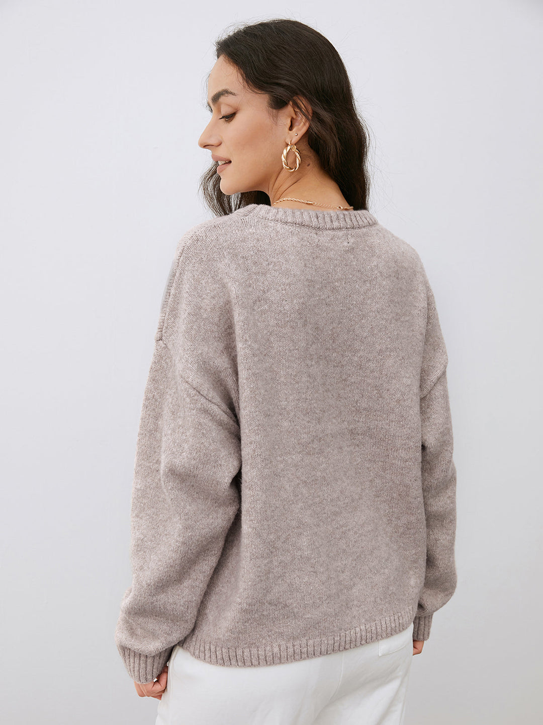 Levoire | Mélange De Laine Coupe Locker Pull Femme