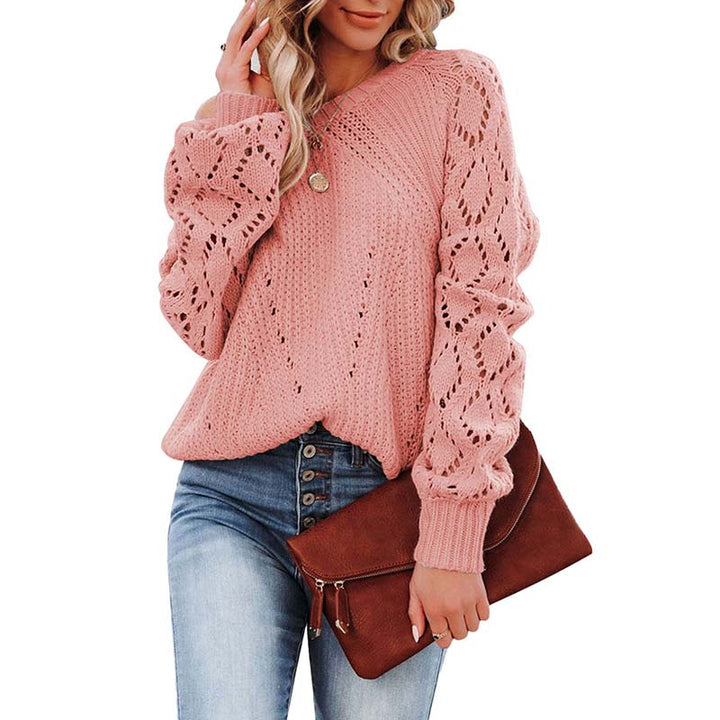 Levoire | Acrylique Locker Coupe Pull Aux Pointes Tricot Pour Femmes Blanc