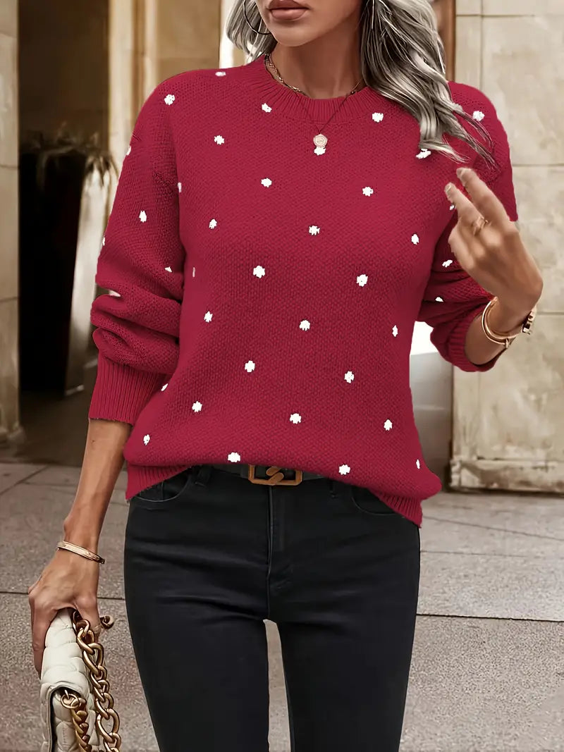 Levoire | Pull Femme À Manches Longues Et Col Rond