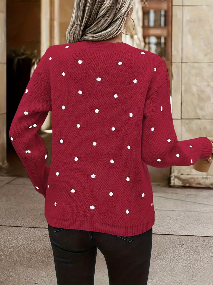 Levoire | Pull Femme À Manches Longues Et Col Rond