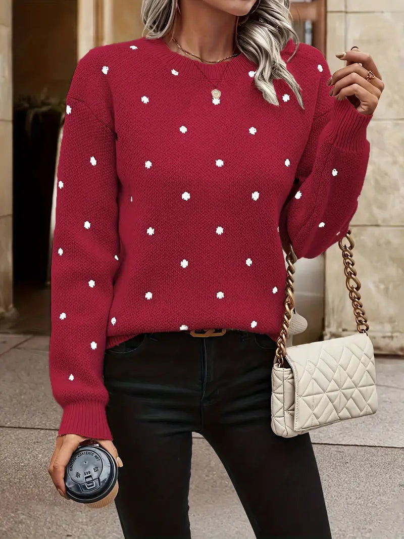 Levoire | Pull Femme À Manches Longues Et Col Rond